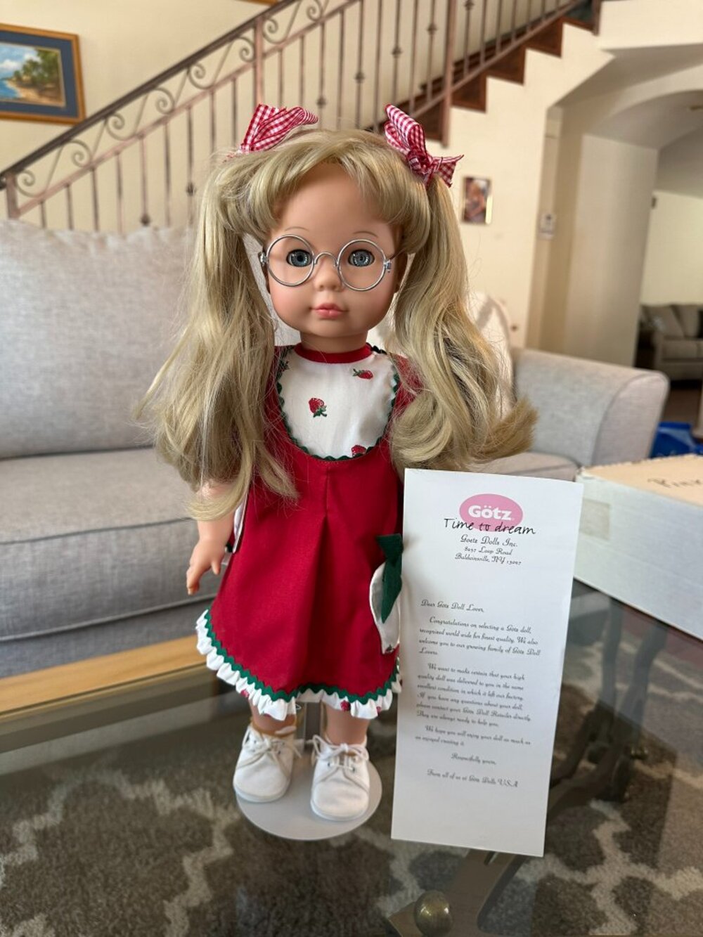 Vintage 1998 Götz Artist Doll "Jacey" (Leigh) – Time To Dream Series – Original